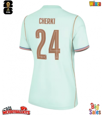 France Rayan Cherki #24 Replica Away Stadium Shirt for Women World Cup 2026 Short Sleeve
